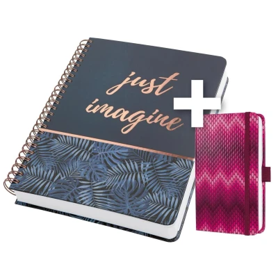 Afbeelding van notitieboek Jolie Mystic A4 spiraal. Met gratis A6