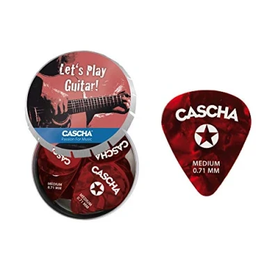Afbeelding van Cascha HH 2294 plectrumdoosje met 24 plectrums (0.71 mm)
