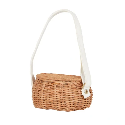 Afbeelding van Olli Ella poppenmandje Rotan (Rattan Dollychari Natural)
