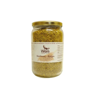 Afbeelding van Stuifmeel Korrels (korrels) 450g Pot met Stuifmeelkorrels en Bijenpollen