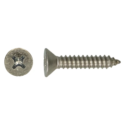 Afbeelding van Zelftappers DIN 7982 vlakkop RVS A2 2,9x9,5 200 stuks