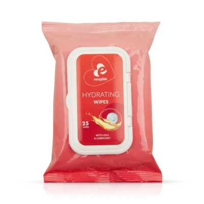 Afbeelding van EasyGlide Hydraterende Doekjes met Glijmiddel en Oliën