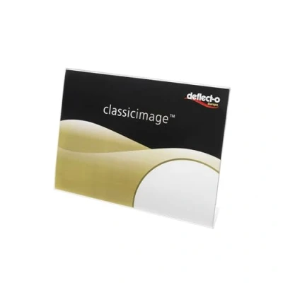 Afbeelding van Deflecto, Brochurehouder, 47611 Classic Image Tafelstandaard Gebruik voor papierformaat: DIN A3 liggend Transparant (DIN liggend)