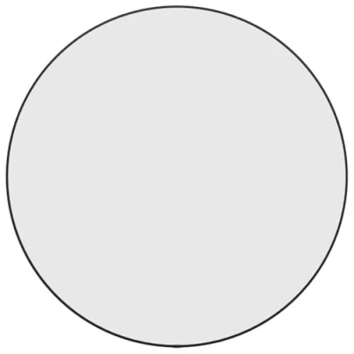 Afbeelding van vidaXL Wandspiegel rond Ø60 cm zwart, wandspiegel, decoratieve spiegel, hangende muurspiegel, hangspiegel, spiegels, wandspiegels