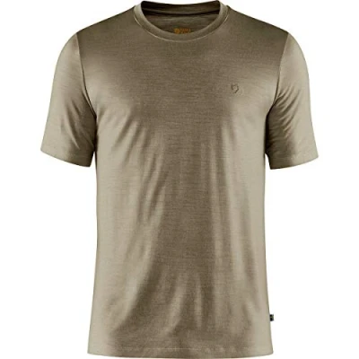 Afbeelding van Fjallraven Abisko Wool SS Men Outdoorblouse Heren Light Olive Maat XL