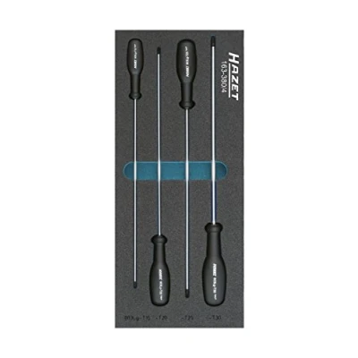 Afbeelding van HAZET Schroevendraaierset · TORX® 163 380/4 Binnen profiel 4 delig T15 T20 T25 T30