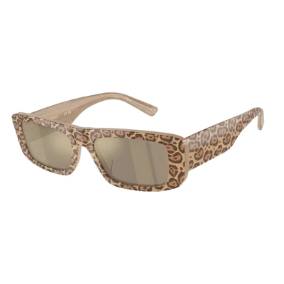 Afbeelding van Emporio Armani Uomo EA4229U 61195A Occhiali da sole Acetato Marrone Squadrata Specchiate Specchiato