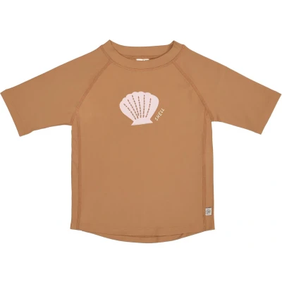 Afbeelding van Lässig Zwemshirt Rashguard Korte Mouw Splash &amp; Fun Shell caramel, 13 18 mnd. Maat 86