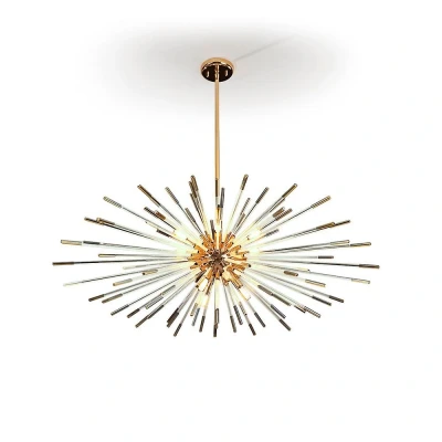 Afbeelding van Schuller Lighting Evasian Hanglamp Sferisch, Glanzend Goud Amber, 9x G9
