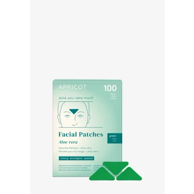 Afbeelding van Apricot Cotton Facial Patches with Aloe Vera pack 100