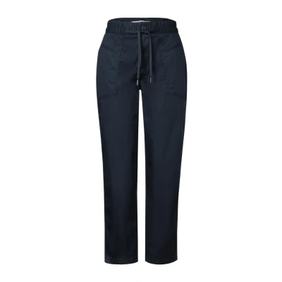 Afbeelding van Street One Damesbroek in cargo look, blauw (deep blue), 44W / 28L