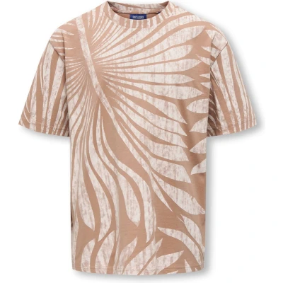 Afbeelding van ONLY&amp;SONS OSJZEKE LIFE RLX WASHED SS AOP TEE JRS Jongens T shirts