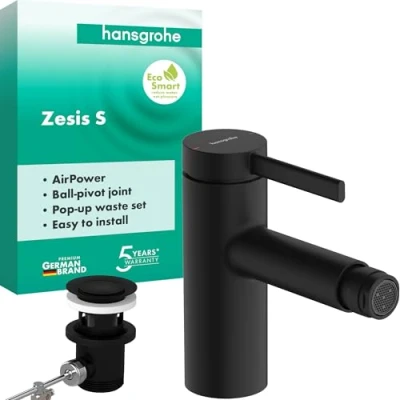 Afbeelding van hansgrohe Zesis S ééngreeps bidetmengkraan met metalen afloop, 122mm projectie, 74201670