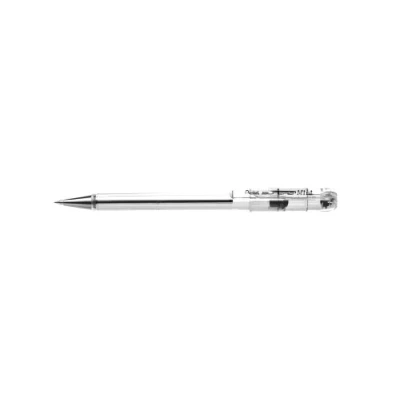 Afbeelding van Pentel BK77S Mini balpen, metalen punt, 0,7 mm, zwart, 12 stuks