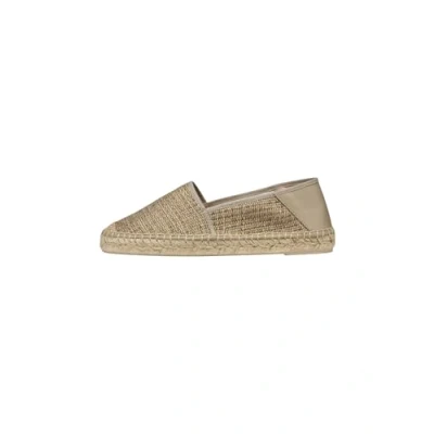 Afbeelding van Geox Espadrilles, Dames, Maat: 36, Taupe Leer en textiel