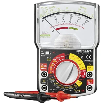 Afbeelding van VOLTCRAFT VC 2030A Multimeter Analoog CAT III 500 V