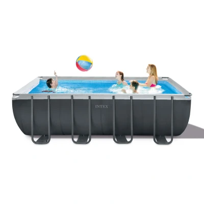 Afbeelding van Intex Ultra XTR Frame Rectangular 549 X 274 132 Zwembad Grijs Zwembaden &amp; Accessoires
