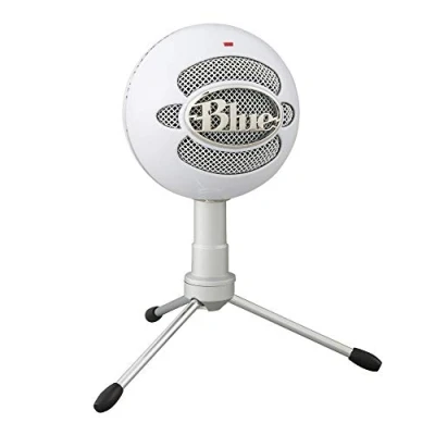 Afbeelding van Blue Microphones Snowball iCE Plug &#039;n Play USB microfoon voor Opnemen, Podcasten, Uitzenden, Twitch gamestreaming, Voice overs, YouTube video&#039;s op Pc en Mac Wit