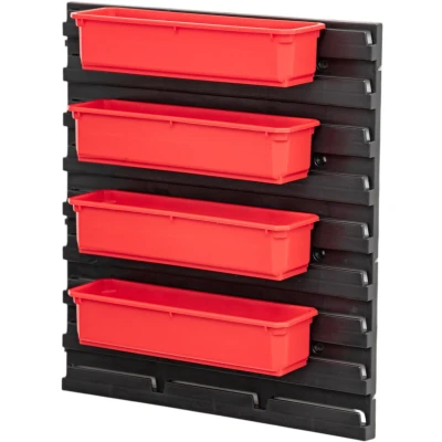 Afbeelding van Qbrick Systeemcontainerset nr. 4 Werkplaatswand 39 x 35 cm met containers voor PRO Organiser 100 Expert / 200 Lade 3