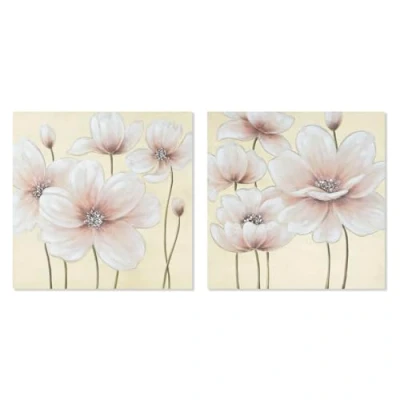 Afbeelding van Schilderij Home ESPRIT Shabby Chic 80 x 3 cm (2 Stuks)