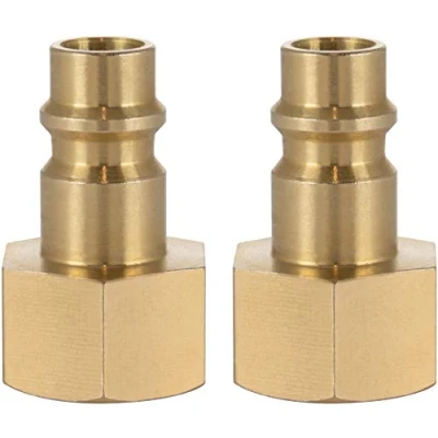 Afbeelding van Poppstar 2x Perslucht Insteeknippel NW 7,2 met 3/8&quot; Binnendraad voor Persluchtaansluiting