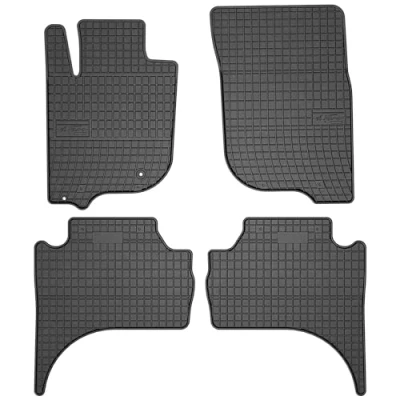 Afbeelding van M MOTOS auto Vloermatten van rubber voor Mitsubishi L200 VI vanaf 2019 Verbeter uw reiscomfort met anti slip mat alle weersomstandigheden, bescherming tegen vuil