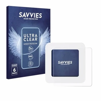 Afbeelding van Savvies Screenprotector voor Xiaomi Mi Temperature and Humidity Monitor 2 Folie Beschermfolie transparant (6 Stuks)