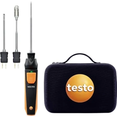 Afbeelding van Testo Temperatuursensor 60 +400 C Met Bluetooth voor smartphones, luchtsensor, dompel en insteeksensor, oppervlaktesensor