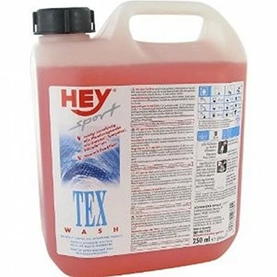Afbeelding van HEY sport TEX WASH wasmiddel voor sportkleding, membraantextiel en functionele kleding zoals Gore Tex, Sympatex, 2,5 l
