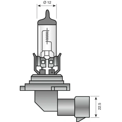Afbeelding van SPAHN headlight bulb 12v 51w hb4 p22d