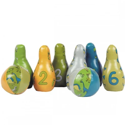 Afbeelding van Dinosaurus Bowling set 7 dlg