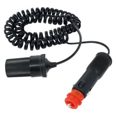 Afbeelding van Carpoint Verlengkabel 12 24V Zwart Stekkers