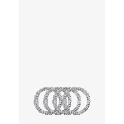 Afbeelding van Slip PURE SILK Skinny Scrunchies Haaraccessoire, Dames, Maat: One Size, Grey