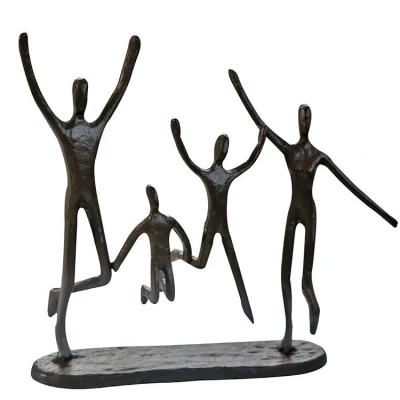 Afbeelding van Gilde Metal Sculpture &#039;Jumping&#039;