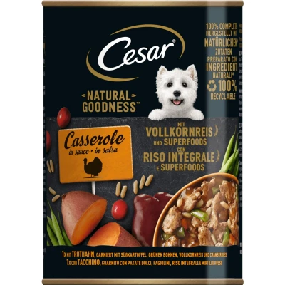 Afbeelding van Cesar Natural Goodness Multipack Kalkoen en Superfoods (6 x 400 g)