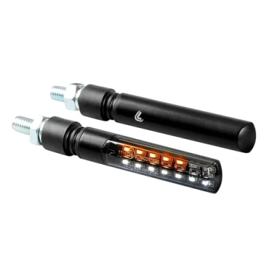 Afbeelding van Lampa Line SQ Sequentiële Led Dynamische Knipperlichten Motor 12V Waterbestendig 2 Stuks
