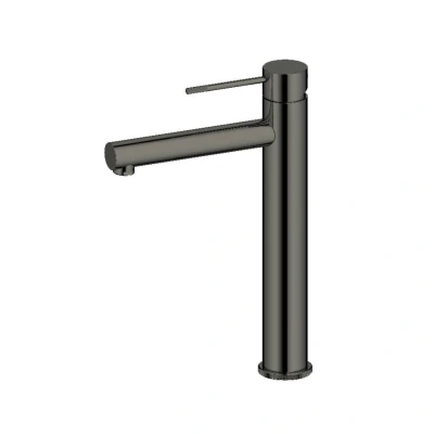 Afbeelding van Best Design Moya wastafelmengkraan hoog gunmetal
