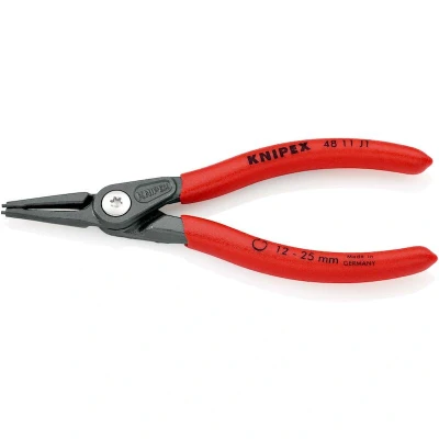 Afbeelding van Knipex 48 11 J1 borgveertang binnenr. recht 12 25 mm