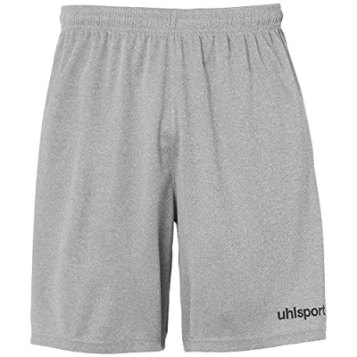 Afbeelding van uhlsport Center Basic Shorts voor kinderen, Maat: 128, Dark grau melange/schwarz