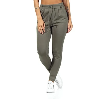 Afbeelding van ONLY Onlpoptrash Life Easy Col Pant Pnt Noos kleding dames, bonge koord, S / 30L