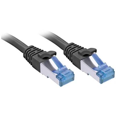 Afbeelding van LINDY 47416 RJ45 Netwerkkabel, patchkabel CAT 6A S/FTP 5.00 m Zwart 1 stuk(s)