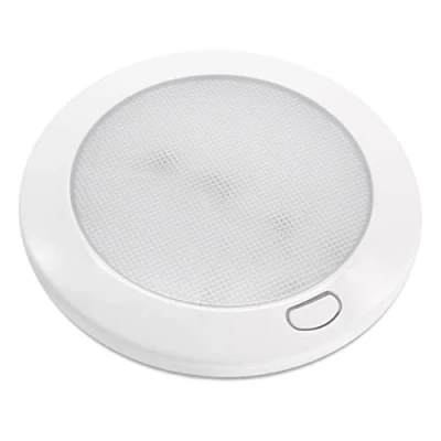 Afbeelding van Dream Lighting 12v Plafondlamp voor Camper RV Caravan Boot LED Verlichting Dimbaar met Schakelaar Binnenverlichting Auto IP44 12,7CM Ronde Lamp Warm Wit 3000K