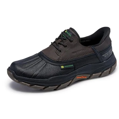 Afbeelding van Skechers Heren x John Deere Gerespecteerde TANZIER Sneaker, Chocolade, 10.5 UK, 45.5 EU