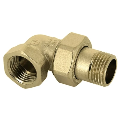 Afbeelding van Bonfix Messing 3 del kniekoppeling 1/2&quot;x1/2&quot;