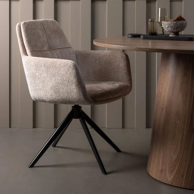 Afbeelding van Woood eetkamertafel Maan