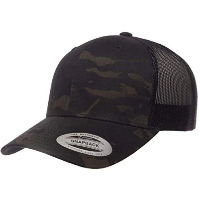 Afbeelding van Yupoong YP Classics Retro Trucker Cap, Multicam Black, OS