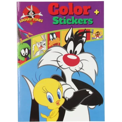 Afbeelding van Boek Specials Nederland BV Bros Color Kleurboek Looney Tunes met Stickers