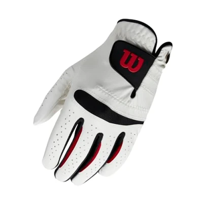 Afbeelding van Wilson golfhandschoen heren maat S, Links, MLH, wit, Feel Plus, WGJA00064S