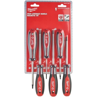 Afbeelding van Milwaukee Accessoires Tri lobe Schroevendraaier Torx set 6pc 4932471809