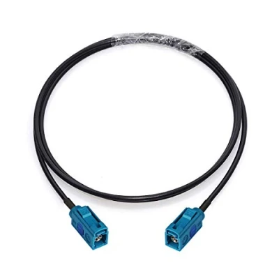 Afbeelding van Bingfu Fakra Z aansluiting op bus, autoantenne, verlengkabel, 1 m, voor auto, stereo, Android, head unit, GPS, navigatie, FM AM radio, Sirius, XM, satellietradio, 4G, LTE, telematic,
